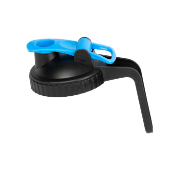Reusable Plastic Jar lids with Flip Sealing Cap and Handle Spout Lid for Wide Mouth Jars