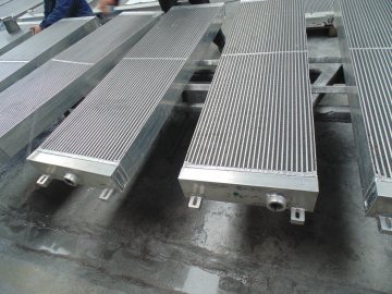 China Aluminum Oil Cooler Cores for Construction Machinery