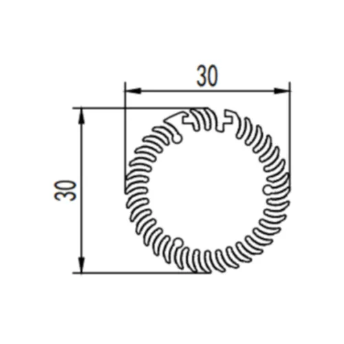 car radiator aluminum profile extrusion mold