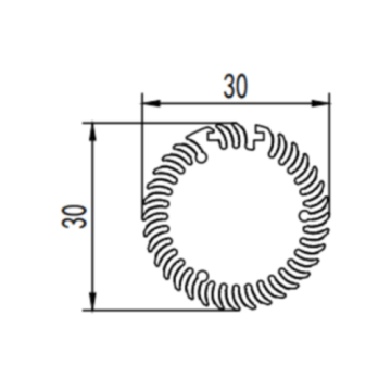 Moule d&#39;extrusion de profil d&#39;aluminium Radiateur de voiture