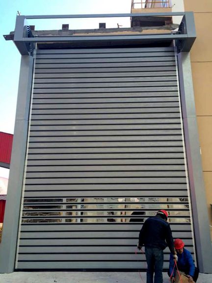 Automatic Rapid Roller Shutter Aluminum Doors