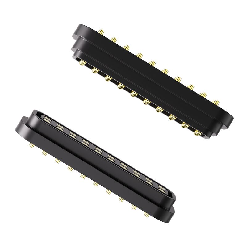 magnetic pogo connector