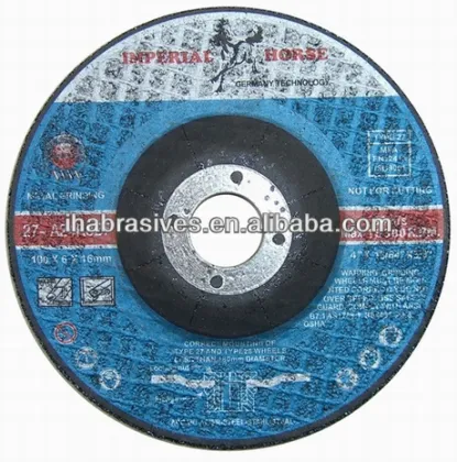 T27 abrasive depressed center grinding wheels