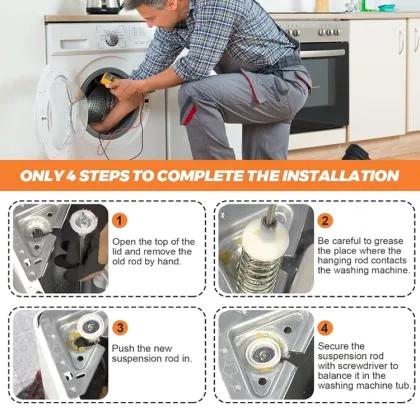 DC97-05280W Washing Machine Shock Absorber - Suspension Spring and Hanging Rod Appliance Accessories