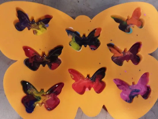 8 Cavity Petite Butterfly Silicone Casting Chocolate Mold DIY Decorating Tool