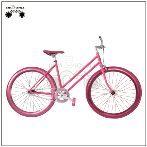 700c oembicycle vrouwen stijl vaste versnelling fiets