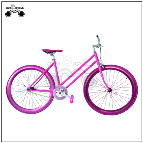 bicicleta de engrenagem fixa 700C oembicycle feminino estilo