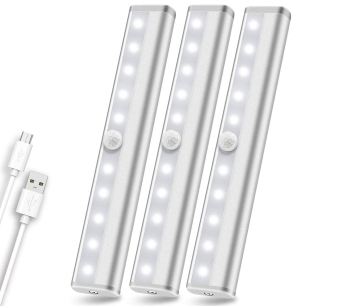 USB επαναφορτιζόμενη LED Αισθητήρας κίνησης Λυχνία - Κολλήστε οπουδήποτε