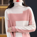 women's full wool top knitted pullover