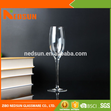 Hot sales clear champagne glass