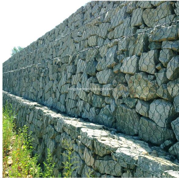 Boîte de gabion de grillage en acier