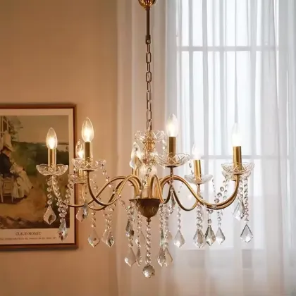 Luxury Hanging Chandeliers for Modern Bedroom Lighting