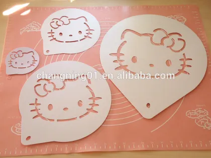 Heart Style Fancy Garland Cake Spray Mold / Coffee Tiramisu Spray Mold,Cake Stencils