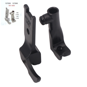 Industrial Sewing Machine Spare Parts: Presser Foot 10796K & 10795K for Models 8B, 341B - High Head Sizes 1/4", "1/8", "3/16