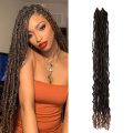 Cabelo de crochê Ombre Soft New Goddess Faux Locs