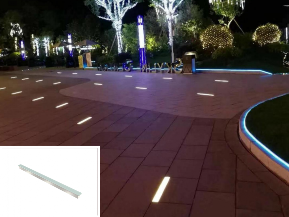 LED underground light for courtyard paths