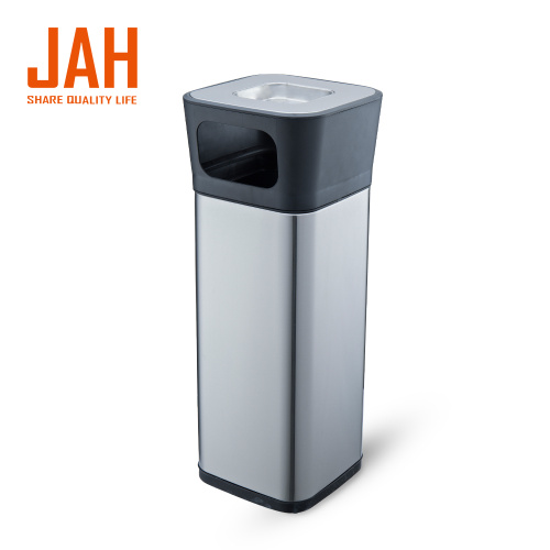 JAH Outdoor Indoor Hotel Trash Can with Ashtray