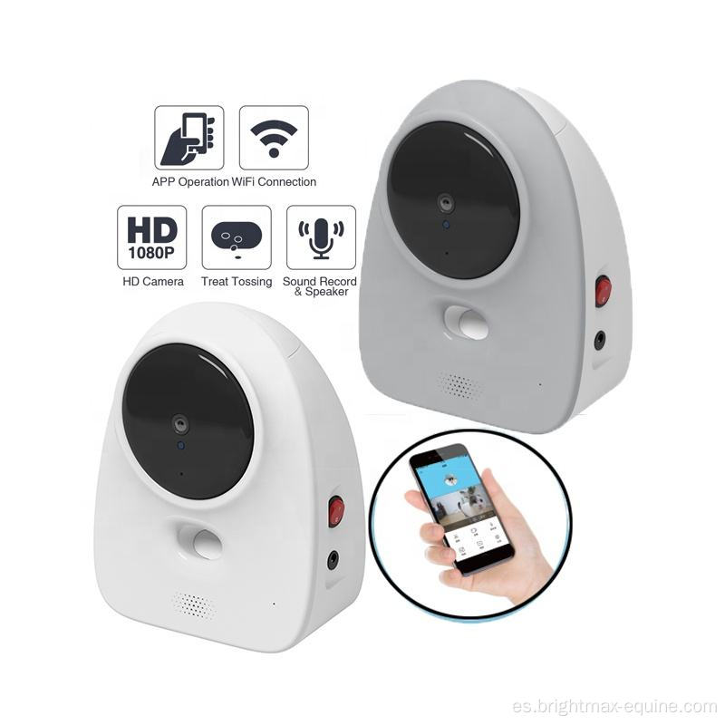 1080p HD Wifi Camina de mascotas Visión nocturna Visión Pet Smart Companion Robot Dog Treat Dispenser