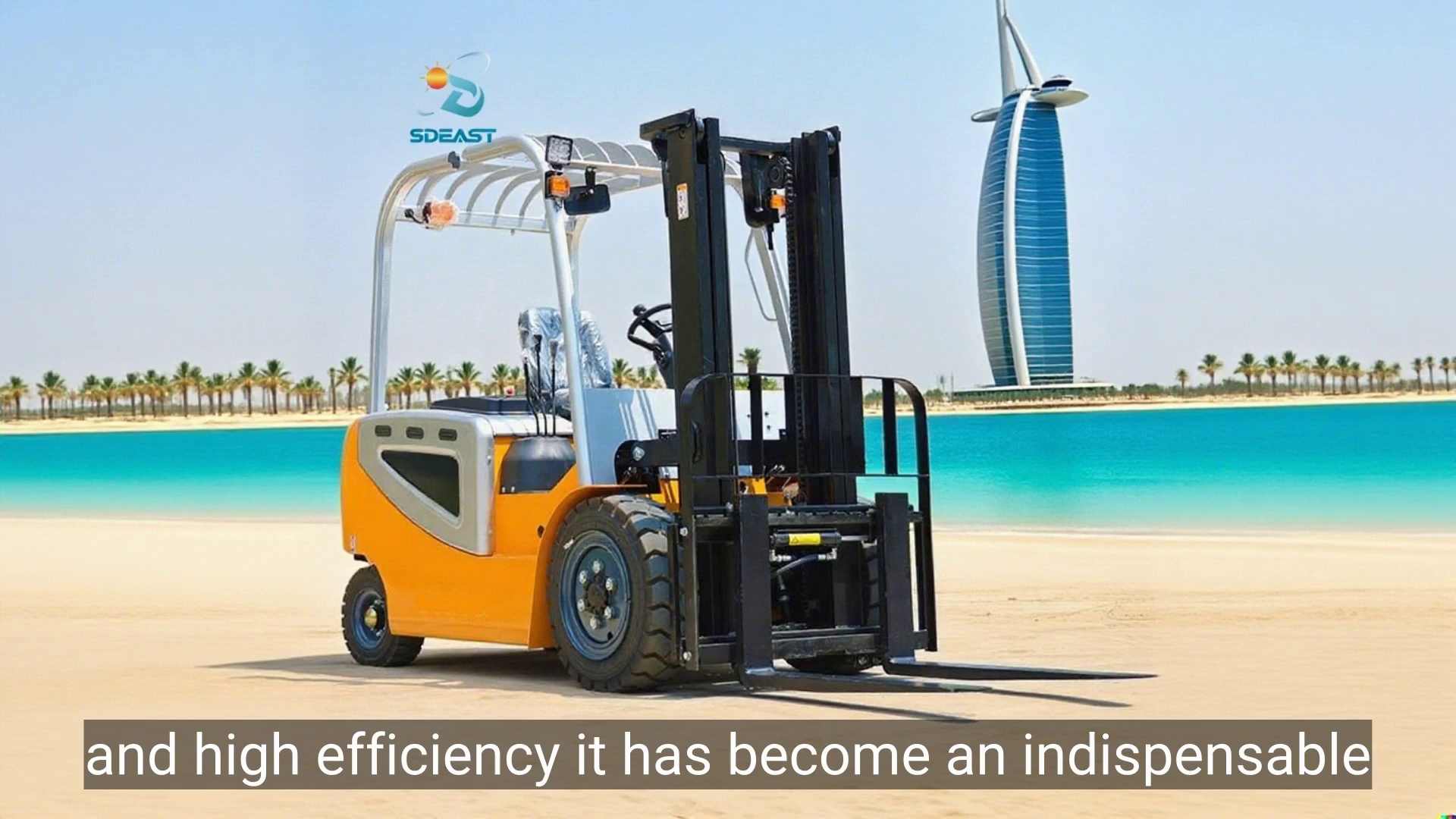 Efficient Electric Forklift for Material Handling