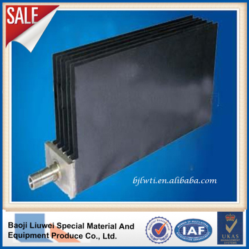 Titanium anode assembly for swimming pool disinfection
