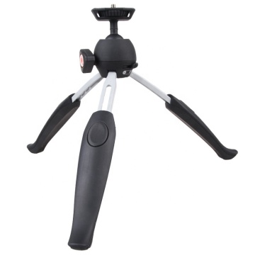 Compact System Camera Mini Tripod with Handgrip - Technopolymer and Aluminum Black