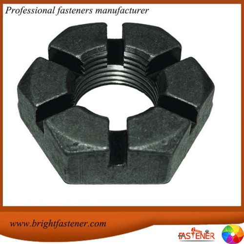 High Quantity DIN935 Hex Slotted Nuts