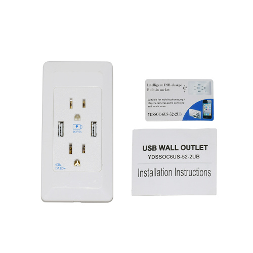 Presa a muro USB doppia 5V 2A