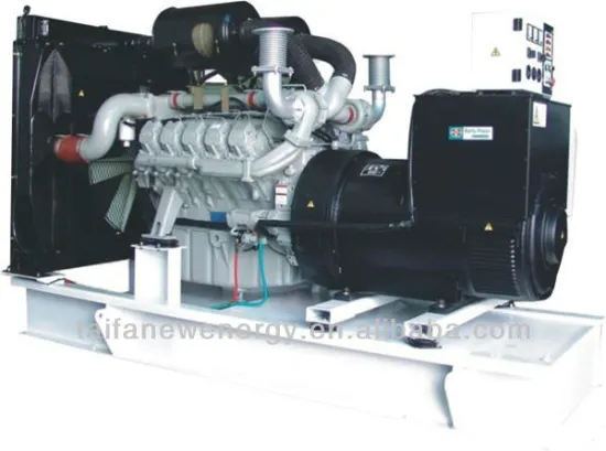 Remote start 450KW Korea doosan diesel generating set with control panel