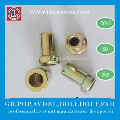 zinc plating blind rivet nut, rivet nut, rivnut
