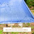 Tenda di telo impermeabile leggera con rivestimento in argento UPF50+