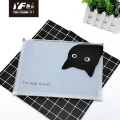 File Holder For Desk Drawer Cartoon cat  style PP zipper file holder Supplier