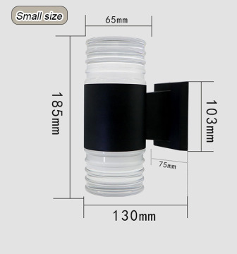 Cylindrical 12W Modern Nordic LED Wall Lamp for Home and Garden
