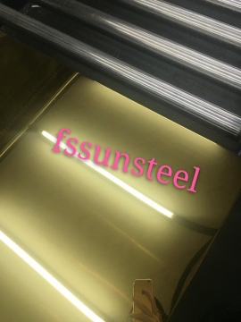 stainless steel decorative sheets 8K GOLD