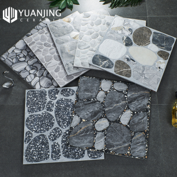 Wholesale Exterior Porcelain Floor Tiles: Grey 400x400mm for Garden and Courtyard