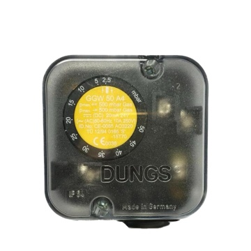 Pressure Monitor and Control Device for Gas Burners, Compressors, and Boilers: Dungs GGW50A4 IP 54