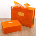 Роскошный дизайн пользовательский логотип Leblepress Logo Velvet Gift Box