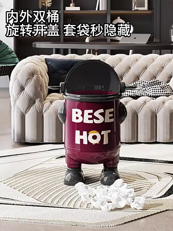 Stylish Space Themed Garbage Container Wholesale
