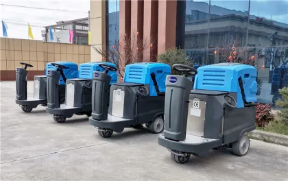 Ride-On Industrial Floor Scrubber and Scrubber Drier