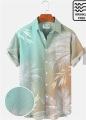 Partihandel anpassad grafisk bomull tryckt design män skjortor