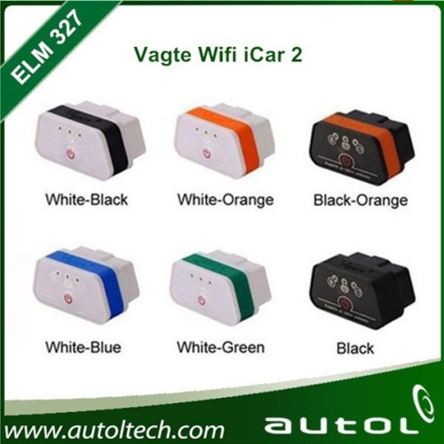 100% Original Vgate WiFi iCar 2 OBDII ELM327 iCar2 wifi vgate OBD diagnostic interface for IOS Android PC