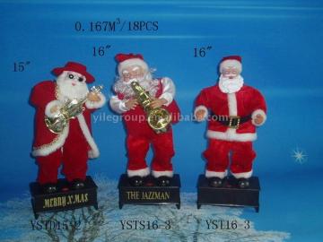 dancing music santa