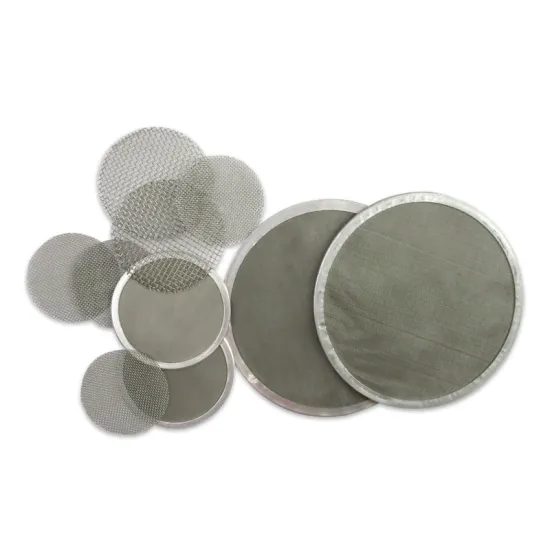 Single Layer SS Wire Mesh Extruder Screen Packs for Polymer Melt Filters