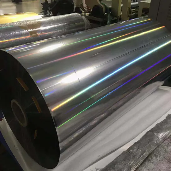 PET Anodized Aluminum Foil Metallized Packaging Printing Film