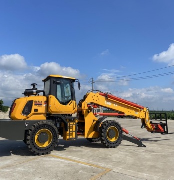 2024 Electric Motor Boom Lift with Telescoping Front Loader Components Made in China