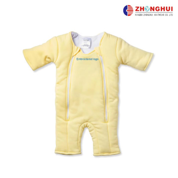 Infant Double Zipper Sleeping Suit