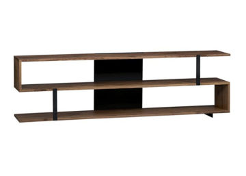 3 Layer Media Console , Wood Tv Display Stand For Home / Ktv