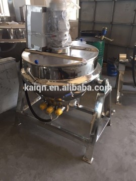 Bouilloire de cuisson en acier en acier inoxydable avec un agitateur pour confiture