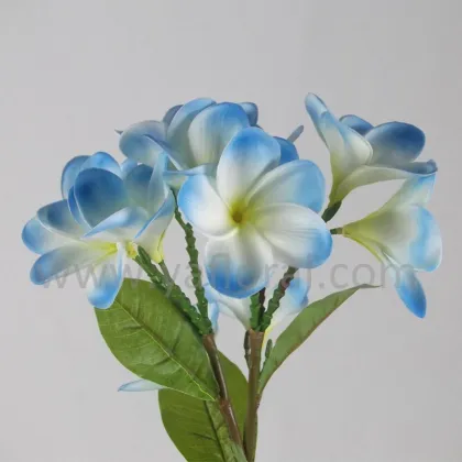 Artificial wall flower arrangement PU plumeria flower for home decorations
