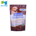 disposable plastic standing up pet food packaging bags dog food bags