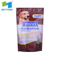 plastik sekali pakai berdiri tas kemasan makanan hewan peliharaan tas makanan anjing